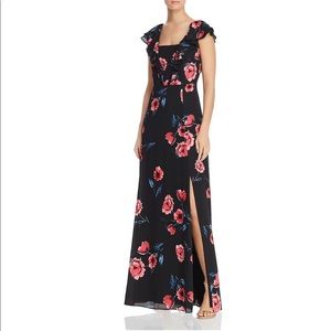 Donna Karan Floral Maxi Dress